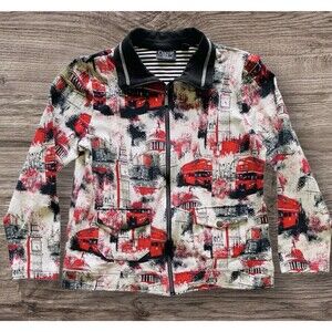 ONQUE CASUAL Womens’s Zip Sweater Jacket Size Medium